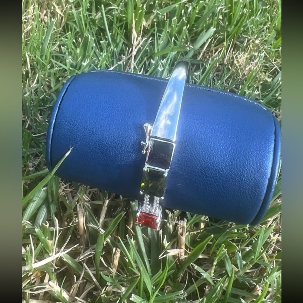 Gorgeous Multicolor Gemstone Adjustable Bracelet - image 4